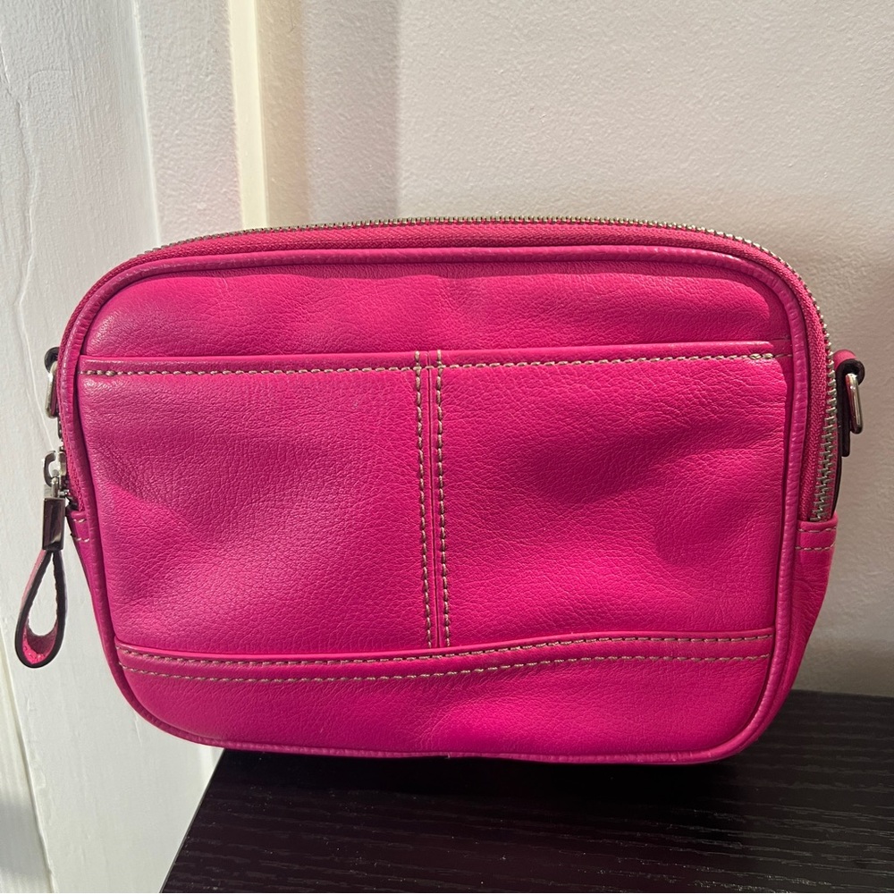 Tignanello Pink Crossbody Bag/clutch